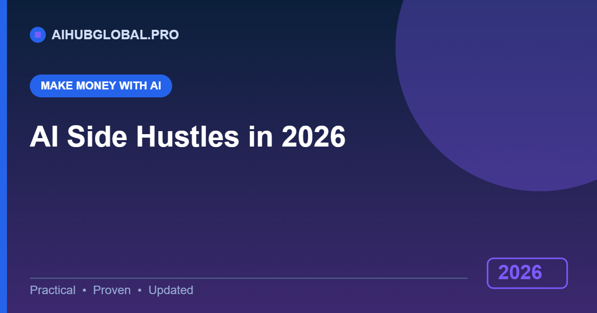 AI side hustles in 2026