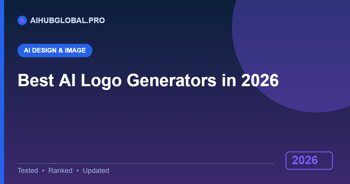 best AI logo generators in 2026