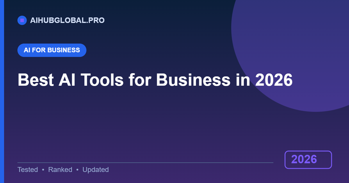 best AI tools for business in 2026