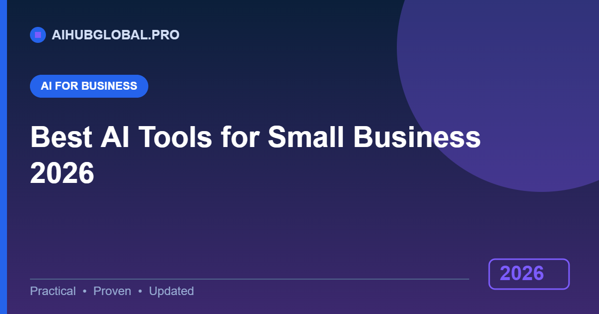 best AI tools for small business in 2026