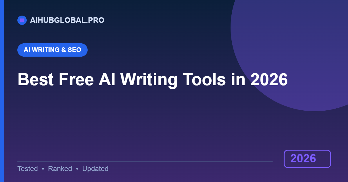 best free AI writing tools in 2026
