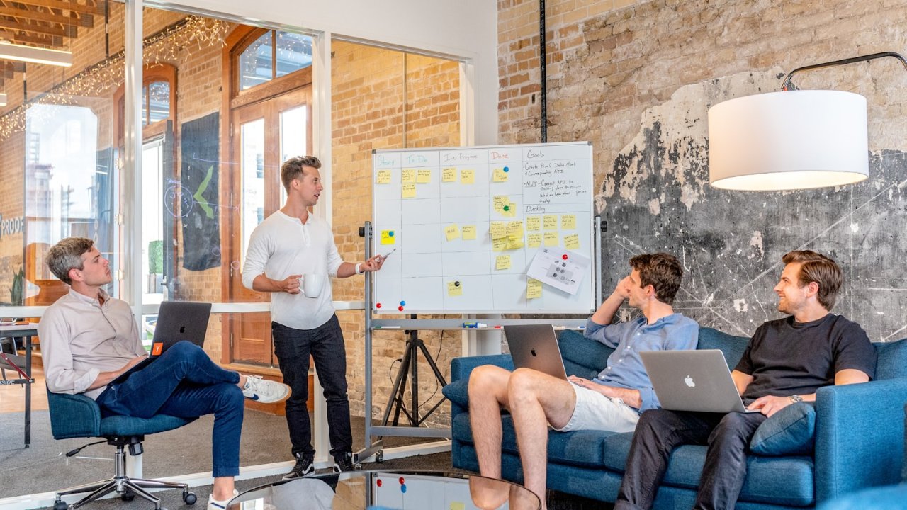Modern office of Monderamedia, the company behind AI Hub Global